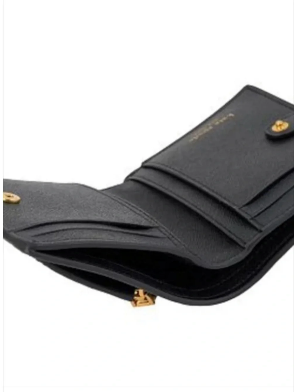 NWOT Kate Spade Morgan Bedazzled Bow Saffiano Leather Wallet Small Bifold